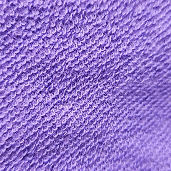 Vera Bradley | Women's Purple Paisley Terry Self-Tie Loungewear Hoodie Robe L/XL - Picture 10 of 11